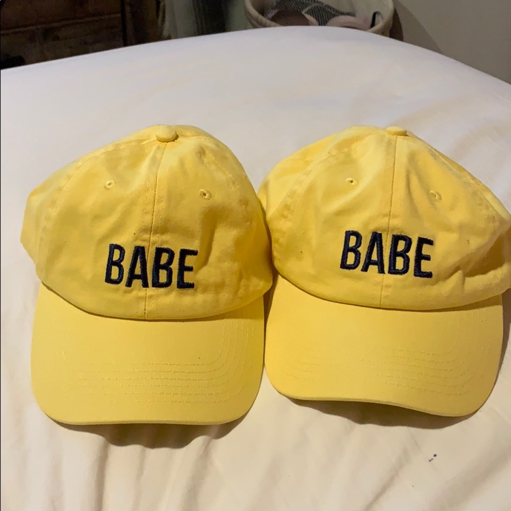 Yellow Babe hats